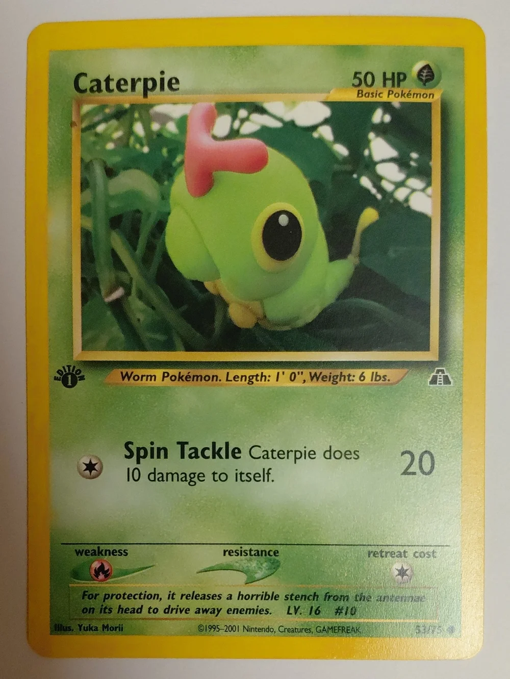 Yuka Morii - 2 Card Lot - 1st Edition Vintage Pokemon Cards - Neo Discovery